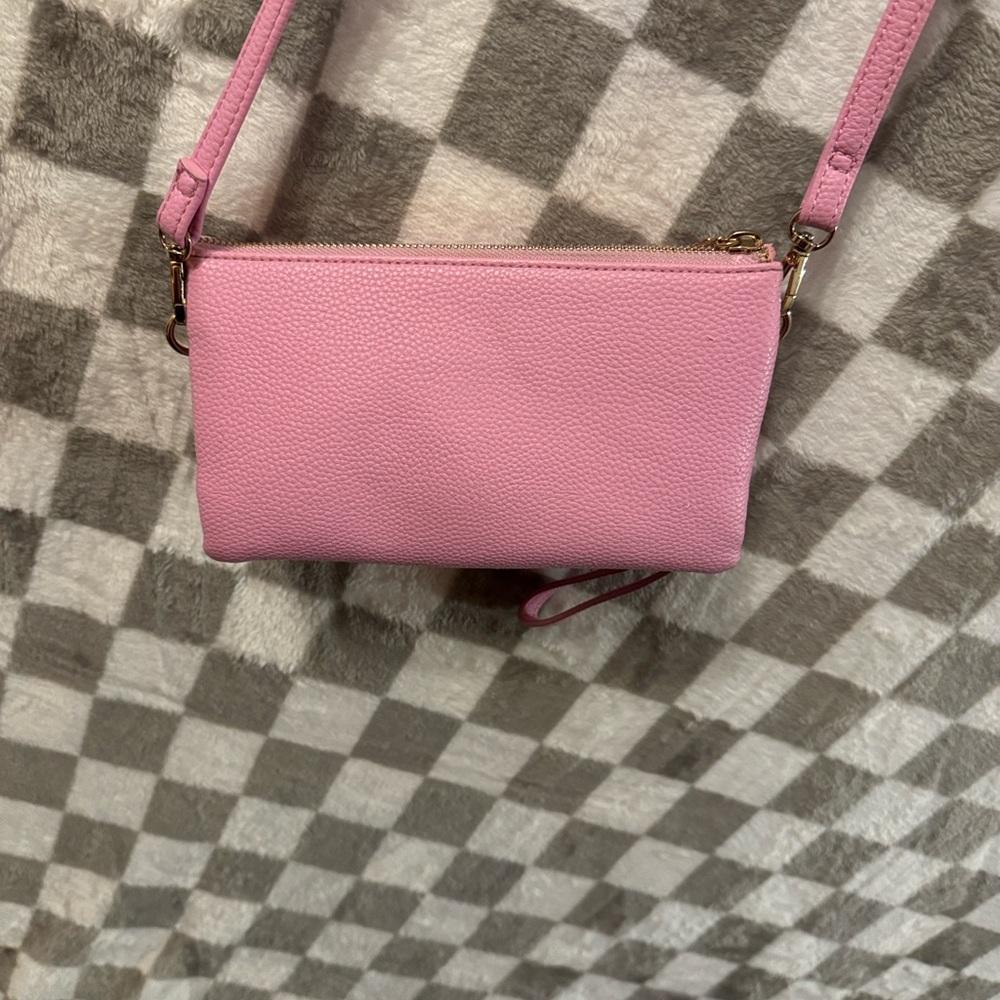 Nanette Lepore Women’s Pink Dome CrossBody Bag Multiple Storage Units - Picture 7 of 13